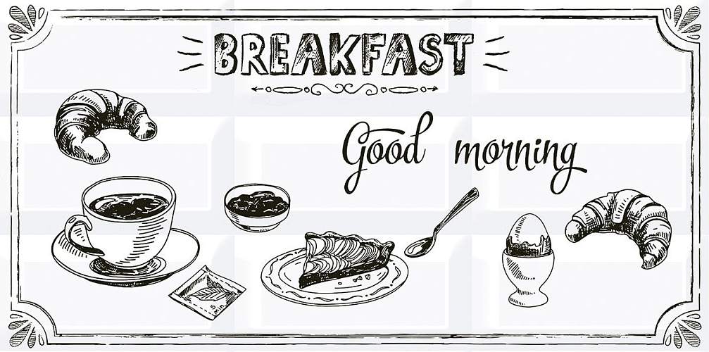 Декор Вог Breakfast 1 20,1x40,5