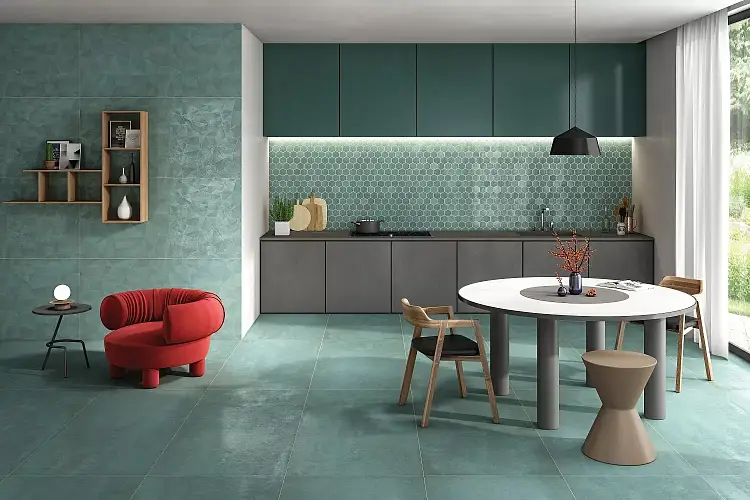 Foil Azzurite Blue Керамогранит 60x120