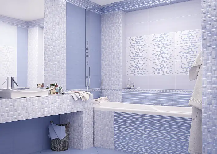 Twist Azul WT9TWS03 Глянцевая Рельефная 24,9x50