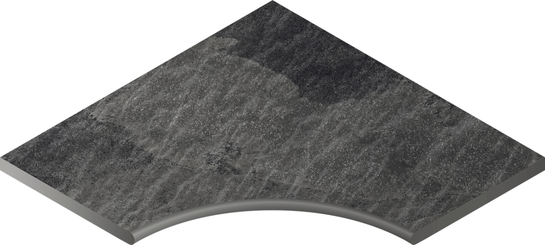 Бортик Materia Titanio Bor. Ang.Round 30 Угл Закругл 620090000409 60x60