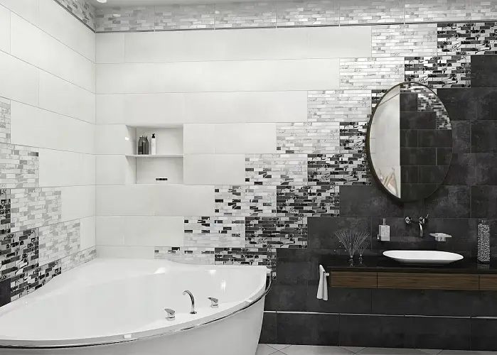 Мозаика Mosaic Vesta Silver DW7MSV00 Глянцевая 30,5x30,5