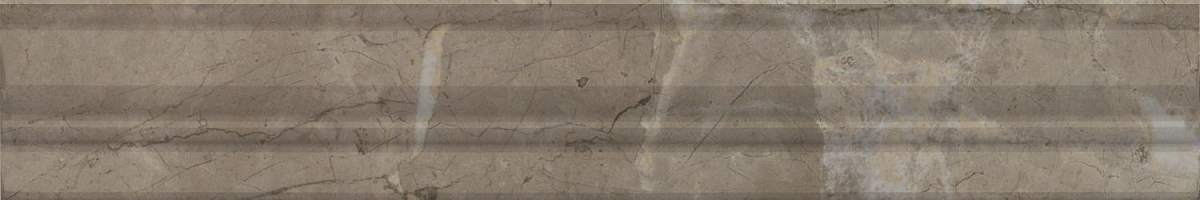 Бордюр Серенада BLC033R Бежевый Тёмный Глянцевый Обрезной 5x30