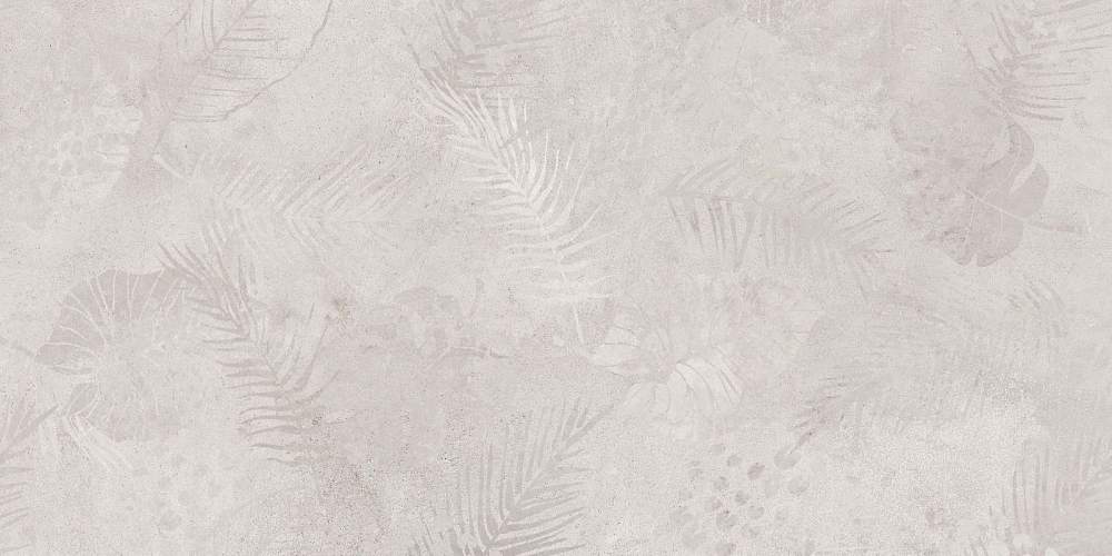 State Листья Серый Керамогранит 44,8x89,8