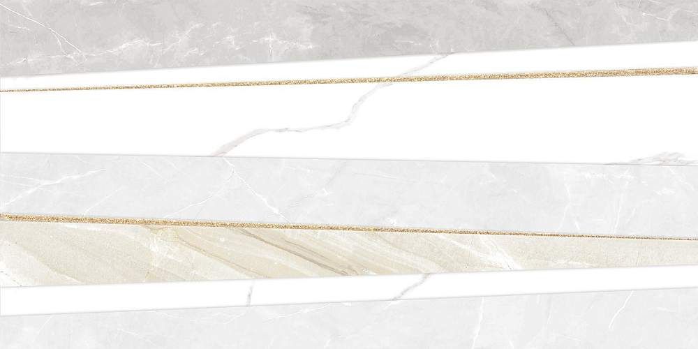 Декор Bayron Gold DW9BAO55 Глянцевая 25x50