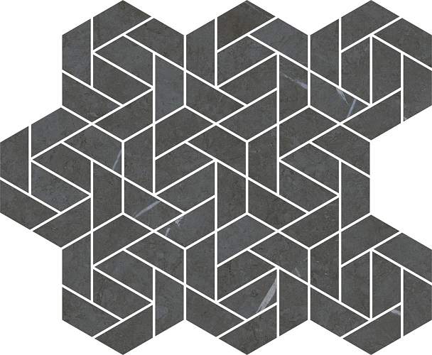 Мозаика Metropolis Imperial Black Icon 620110000158 28,6x34,7