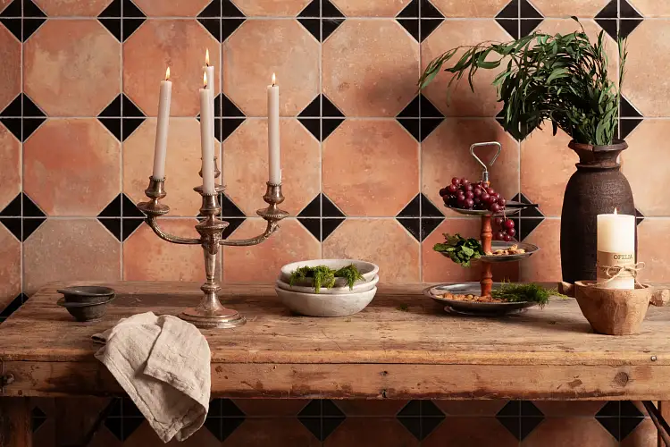 FS Nonna Black Decor LT 41563 Матовая 45,2x45,2