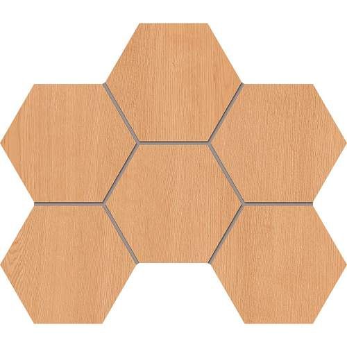 Мозаика Classic Wood CW04 Hexagon Неполированная 25x28,5