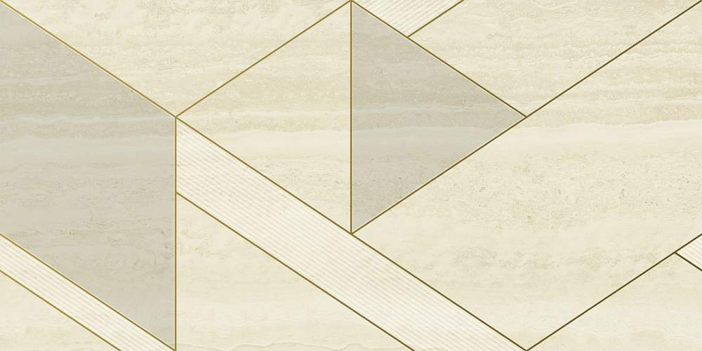 Декор Charme Advance Alabastro White Ins.Golden Line 600080000426 40x80