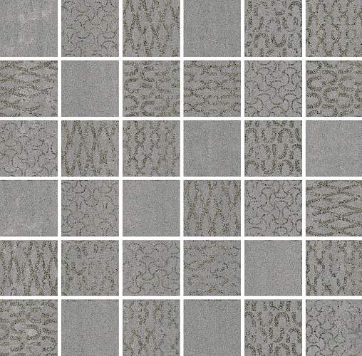 Декор Мозаика Про Дабл Серый Темный Мозаичный DD201020\MM 30x30