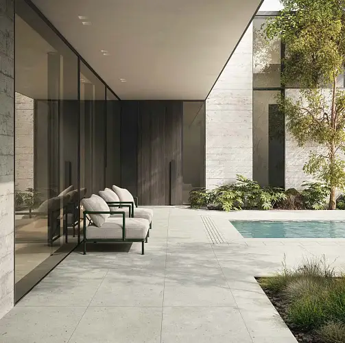 Ступень Avantgarde X2 Black Scal Ang.Dx Матовая Рельефная 33x120