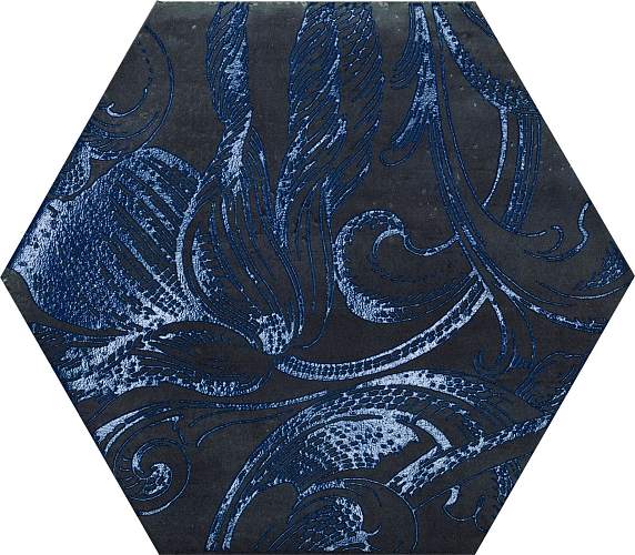 Декор Esagona Fuoridamasco Blu S/6 24x27,7