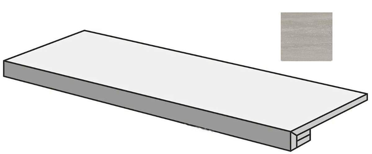 Бордюр Dors.Cenere Vein Cut Gr.Tor.Sq. DR08GT2 33x120