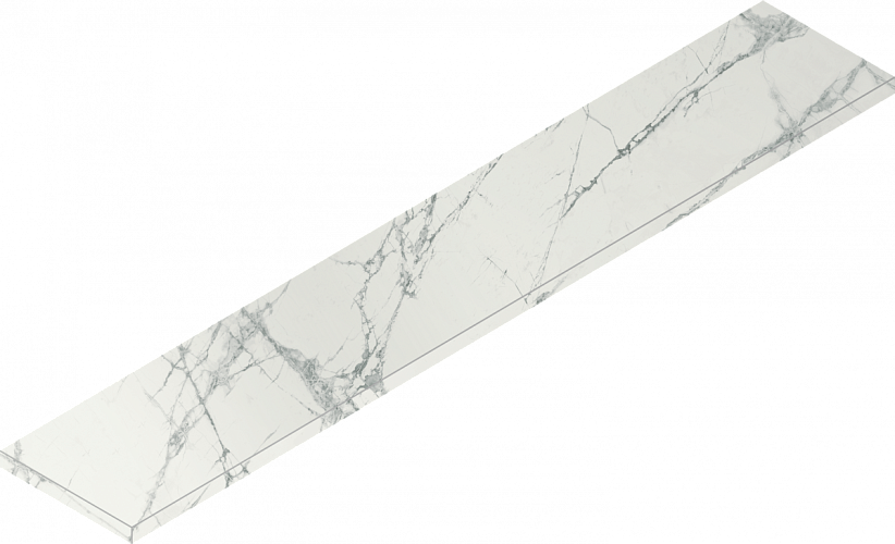 Ступень угловая левая Charme Deluxe Invisible White Scal.160 Ang.Sx Nat 620070001655 33x160