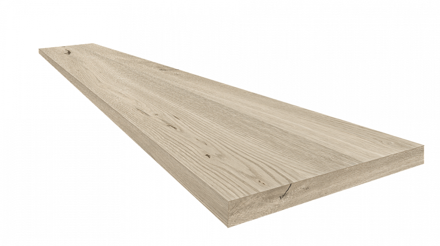 Ступень угловая правая Натура Уайт / Natura White Scal.120 Ang.Dx 33x120