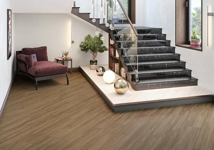 Wooden Marron GP2090DEN21R Матовый Керамогранит 20x90