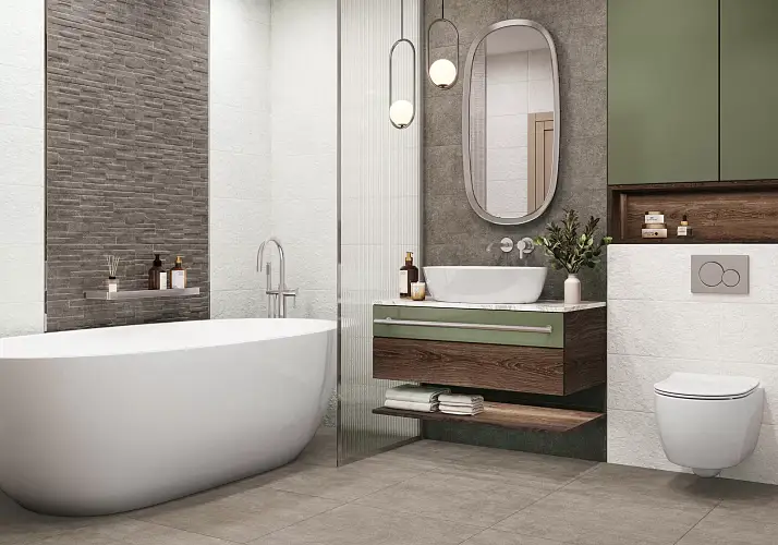 Discover Серый TWU2550DCV04 Матовая 24,9x50