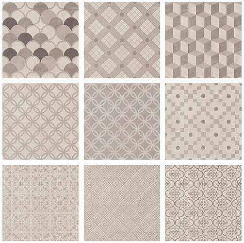 Карнаби-стрит Орнамент Бежевый SG1575N Керамогранит 20x20