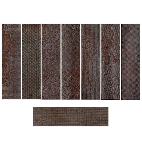 Costruire Metallo Ruggine Strong Матовый Керамогранит 30x120