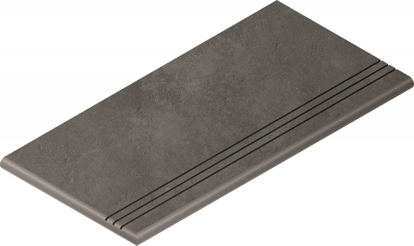 Ступень левая Millennium X2 Black Gradino Round Grip Закруг 620040000115 30x60