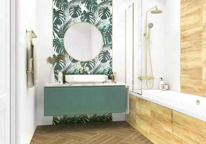 Панно Paradise S/3 SW9PAR55 (из 3-х плиток) Глянцевая 50x75