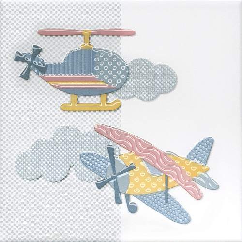 Декор Бон Вояж VT\A376\5009 Вертолёт 20х20
