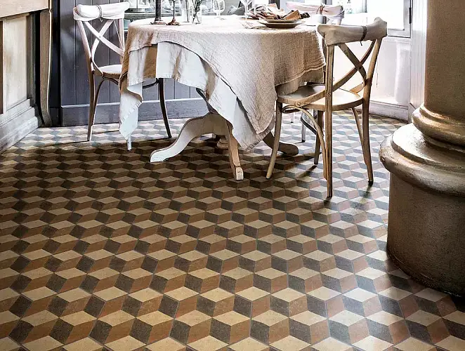 Firenze Heritage Deco Esagono Fiore fOF1 Керамогранит 21,6x25