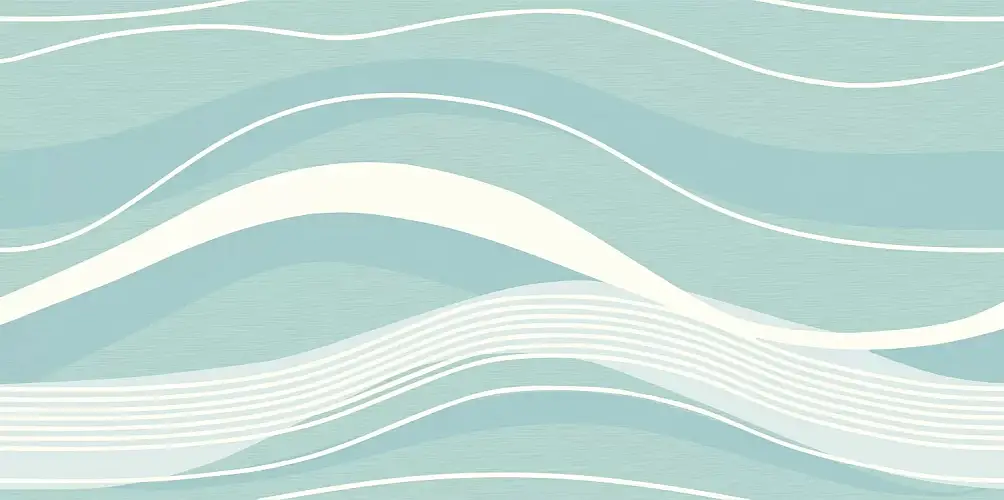 Декор Wave DW9WAV06 Глянцевая 25x50