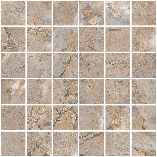 Декор-Мозаика Marble-X Дезерт РоузТерра Лаппато Ректификат (5x5) K9498818LPR 30x30