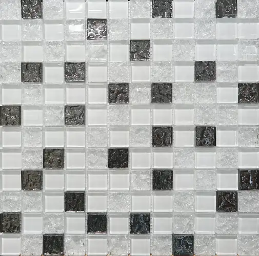 Мозаика Mosaic Glass White DW7MGW00 Глянцевая 30x30