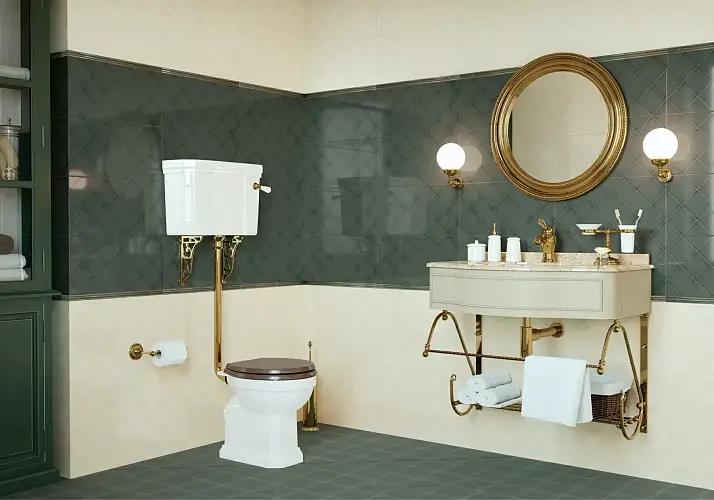 Бордюр Adele Verde BW0ADE24 Глянцевая Рельефная 5x50