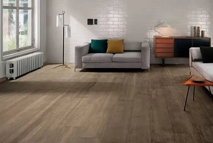 Граните Вуд Классик Охра SR Структур Рект Керамогранит 19,5x120