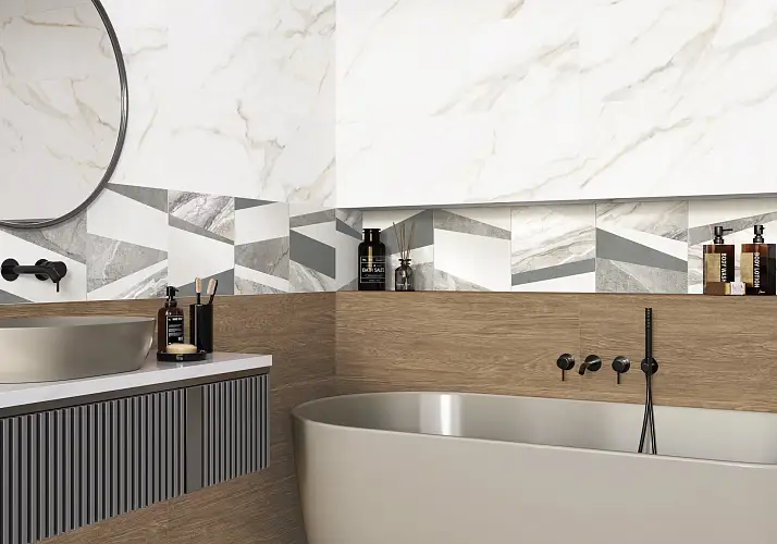 Anturin Многоцветная Геометрия 2 TWU3090ATU27R Матовая 30x90