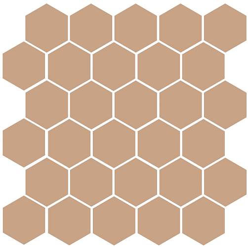 Мозаика Агуста Оранжевый Матовый (из 30-и частей 5,2х6) Керамогранит 29,7х29,8