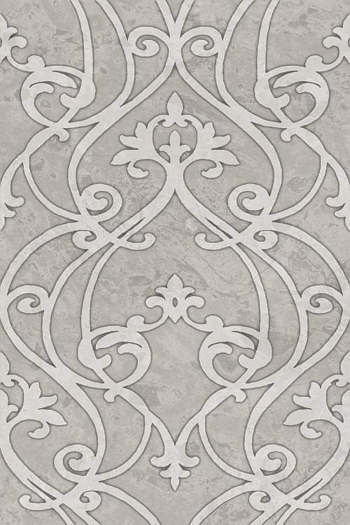 Декор Ферони OS\B260\8348 Серый Матовый 20x30