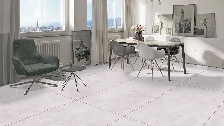 Concrete White Matt N12043 Керамогранит 120x120