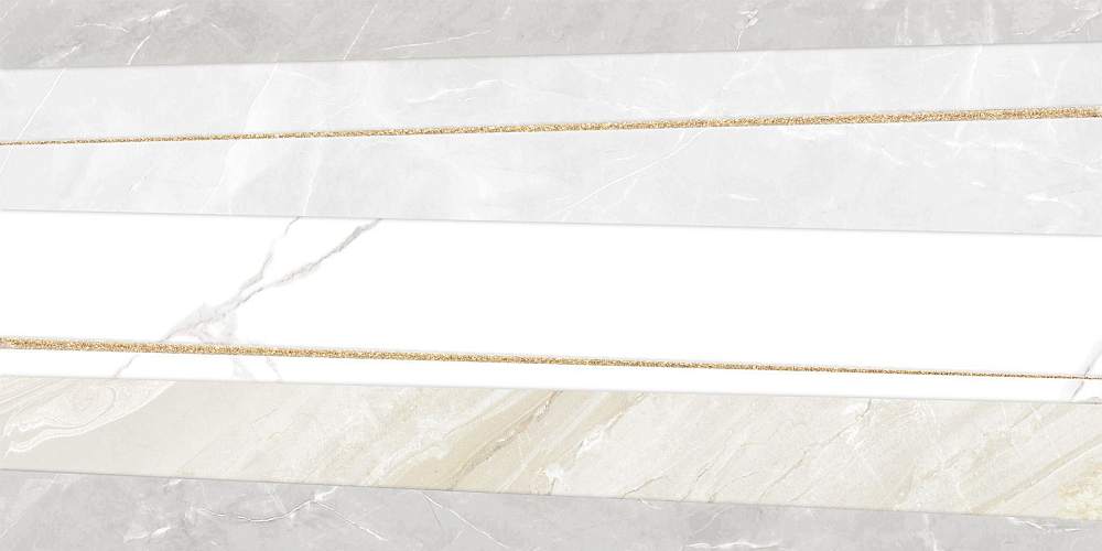 Декор Bayron Gold DW9BAO55 Глянцевая 25x50