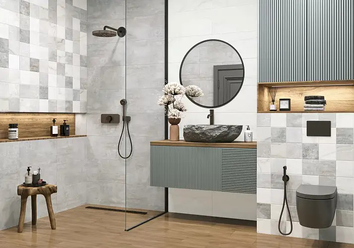 Titan Dark Серый WT36TIT25 Глянцевая 30x60