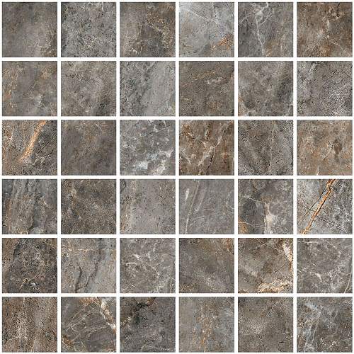 Декор-Мозаика Marble-X Аугустос Тауп Лаппато Ректификат (5x5) K9498828LPR 30x30