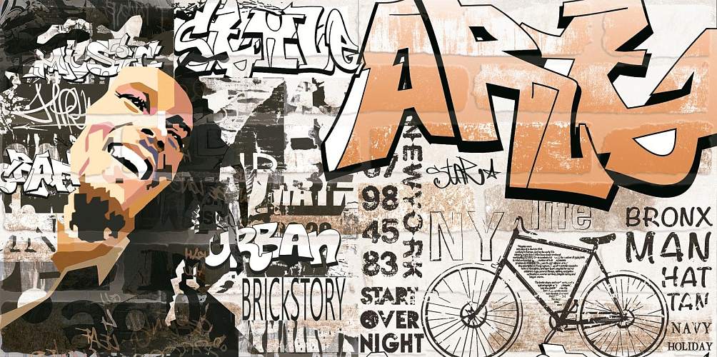 Панно 1 Брикстори 7361-0002 (из 2-х плиток) 60х60