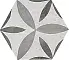 Firenze Heritage Deco Esagono Fiore fOF1 Керамогранит 21,6x25