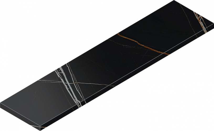 Ступень угловая левая Charme Deluxe Sahara Noir Scal.120 Ang.Sx Cerato 620070001618 33x120