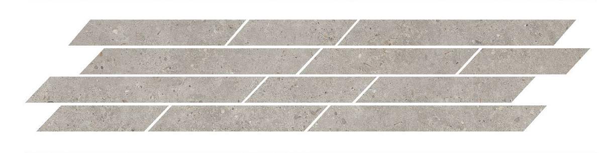 Декор Мозаика Риккарди T036\SG6537 Мозаичный Серый Светлый Матовый 9,8x46,8