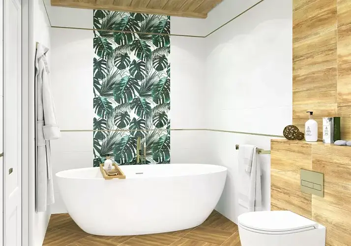 Панно Paradise S/3 SW9PAR55 (из 3-х плиток) Глянцевая 50x75