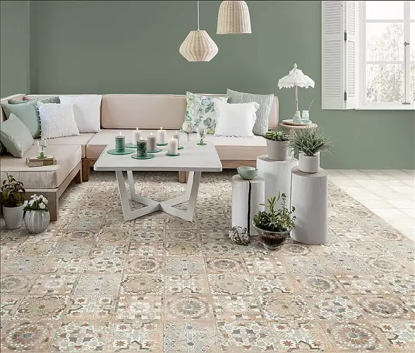 Forli White Satin PT02781 20x20