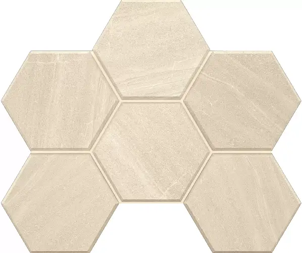 Мозаика Gabbro GB01 Hexagon Неполированная (5х5) 25x28,5