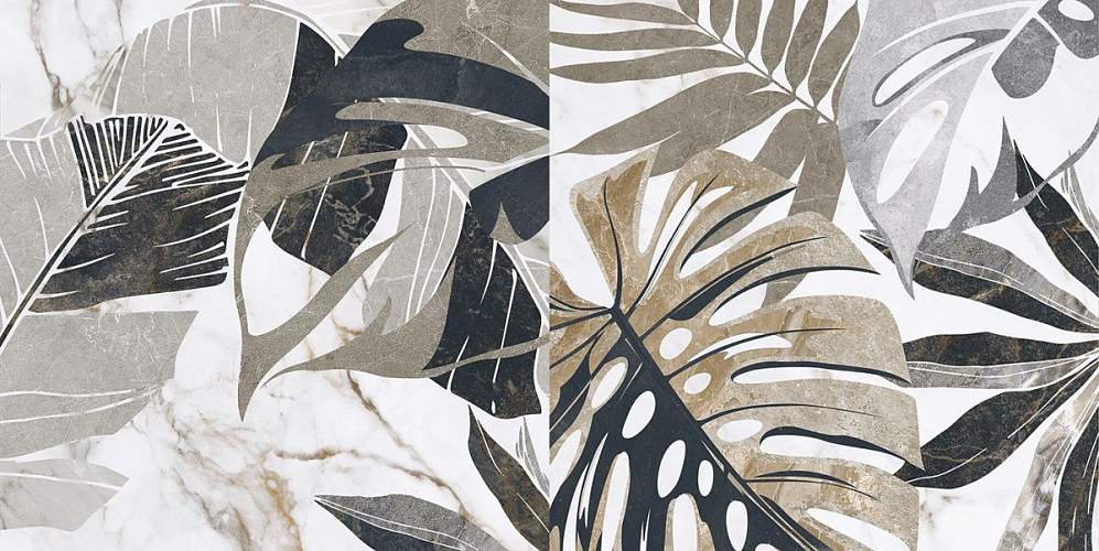 Kanzas Кремовая Ботаника 18-00-37-3636 30х60