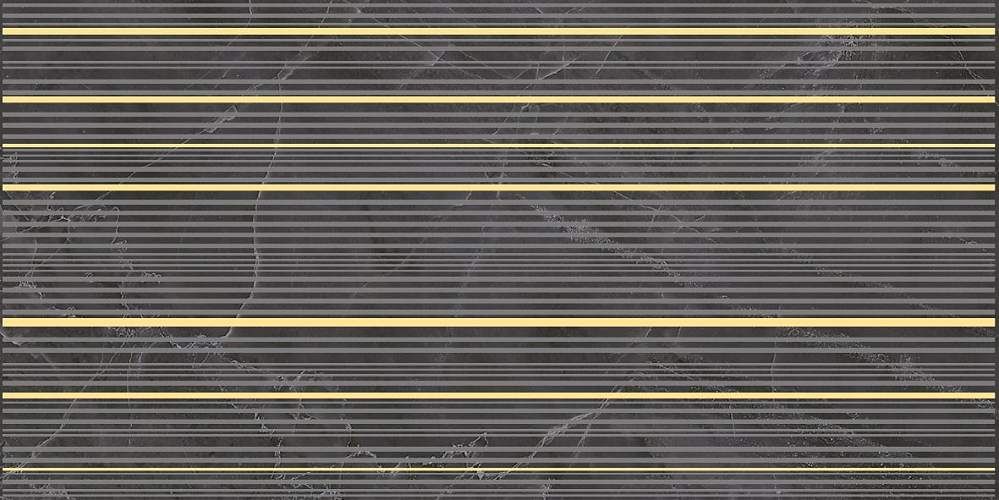 Декор Olimpus Race VT\E88\34030 Чёрный 25х50