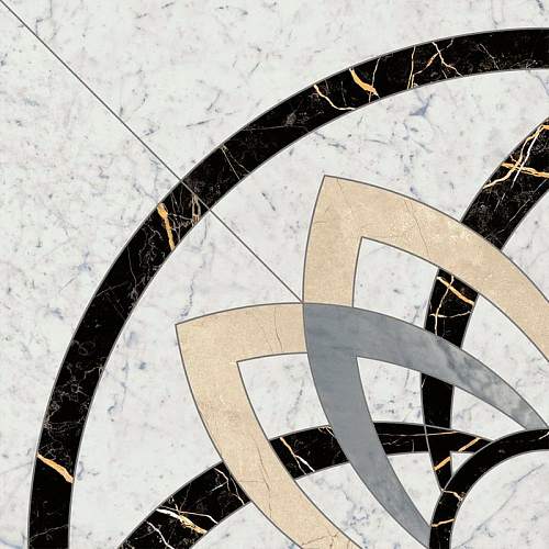 Декор Charme Extra Carrara Rosone Angolo 620120000065 Керамогранит 59x59