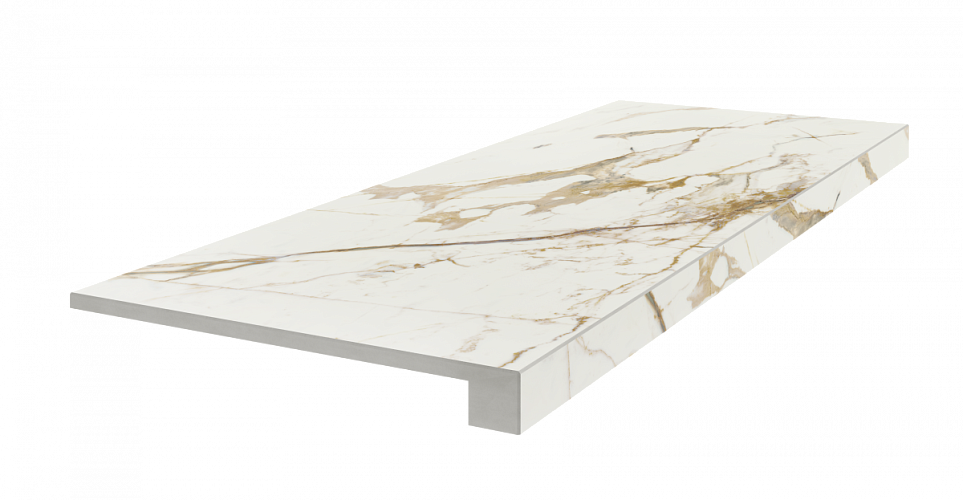 Ступень фронтальная Помпеи Уайт / Pompei White Scal.90 Front 33x90