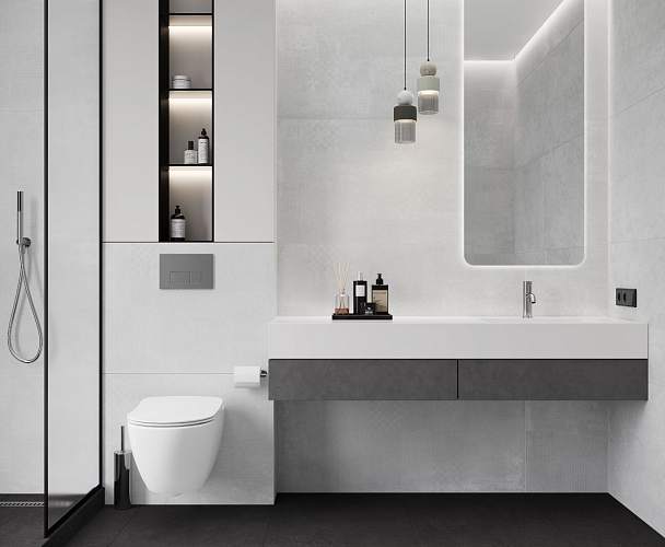 Lucena Cottone PRO Серый Матовый Керамогранит 60x120